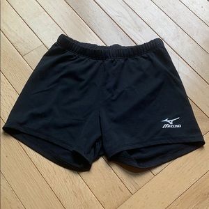 Mizuno Black Spandex shorts, volleyball & dance